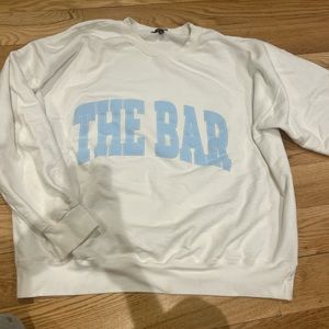 The Bar XL sweatshirt.